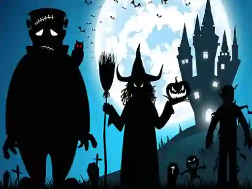 Joc Crazy Halloween Memory on-line