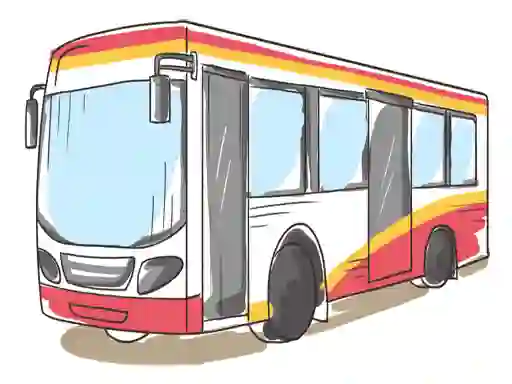 Joc Cartoon Bus Slide on-line