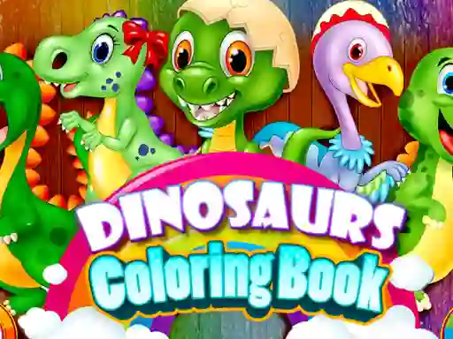 Joc Dinosaurs Coloring Book on-line