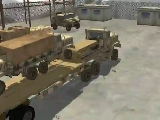 Joc Transport Army vehicle truck driving on-line