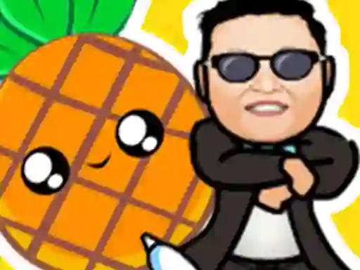 Joc Pineapple and pen vs gangnam style on-line