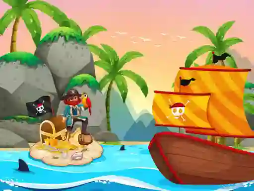 Joc Pirate Travel Coloring on-line