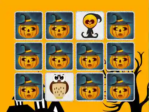 Joc Kids Memory Game Halloween on-line