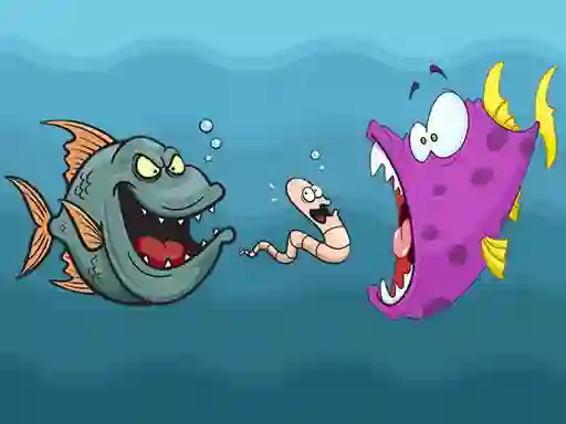 Joc Angry Fish Coloring on-line