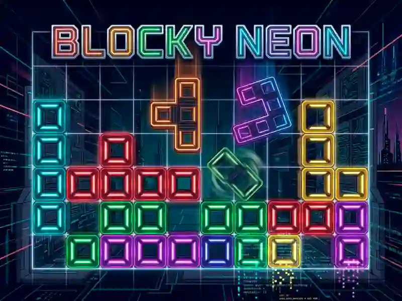 Joc Blocky Neon on-line