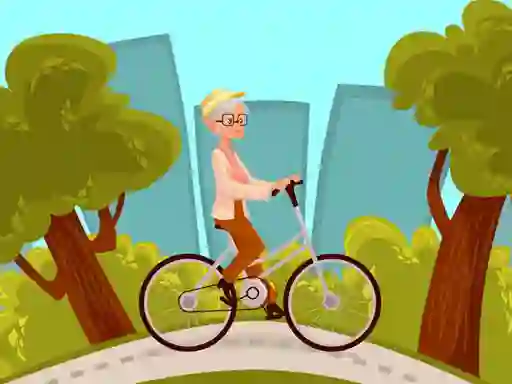 Joc Happy Bike Riding Jigsaw on-line