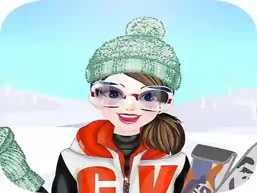 Joc Happy Ski Dressup on-line