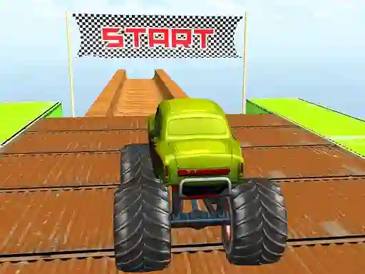 Joc Mega ramp Monster truck on-line