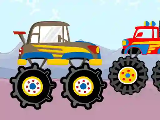 Joc Fun Monster Trucks Jigsaw on-line
