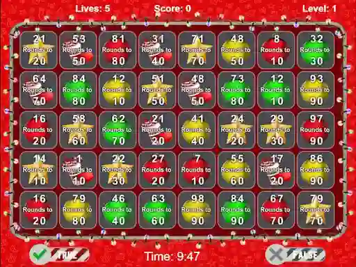 Joc Christmas Number Crunch Rounding on-line