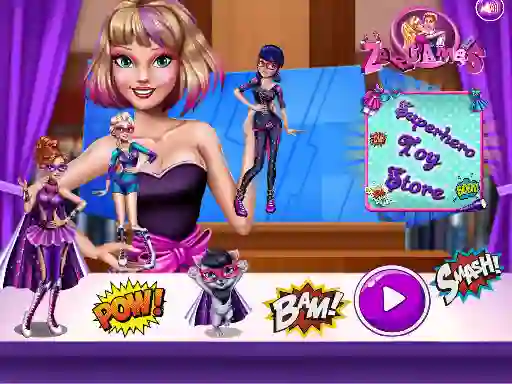Joc Superhero Toy Shop on-line
