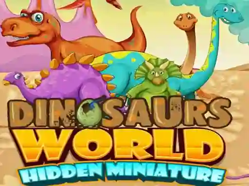 Joc Dinosaurs World Hidden Miniature on-line