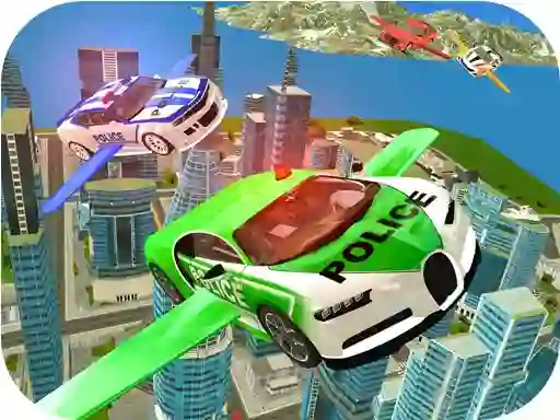 Joc Flying Police Car Simulator on-line