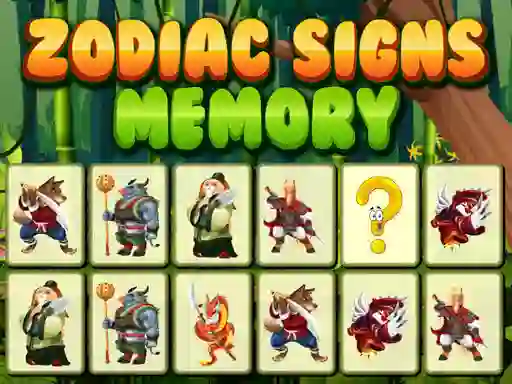 Joc Zodiac Signs Memory on-line