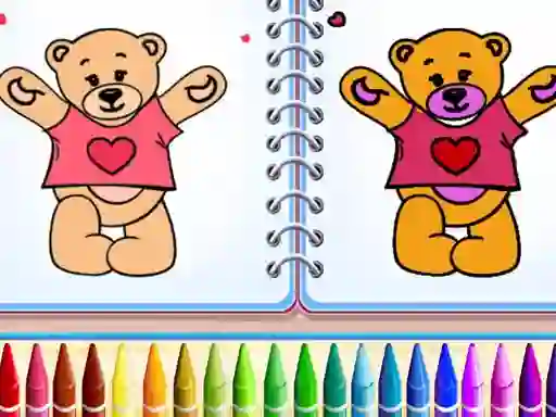 Joc Cute Teddy Bear Colors on-line