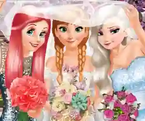 Joc Bride and Bridesmaides Dress up on-line