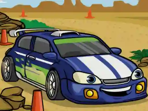 Joc Racing Cartoons Jigsaw on-line