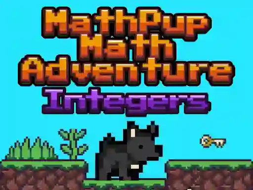 Joc MathPup Math Adventure Integers on-line