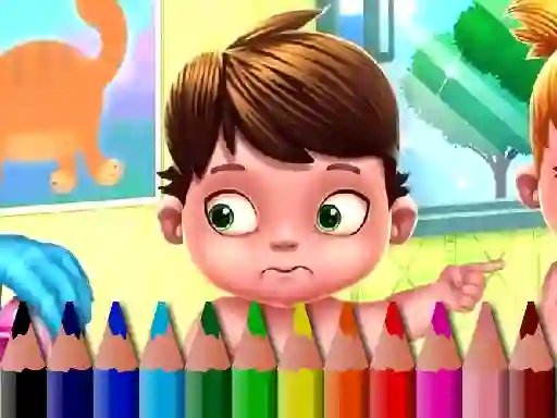 Joc Back To School: Baby Coloring Book on-line