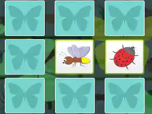 Joc Kids Memory With Insects on-line