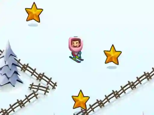 Joc Skibidi ZigZag Snow Ski on-line