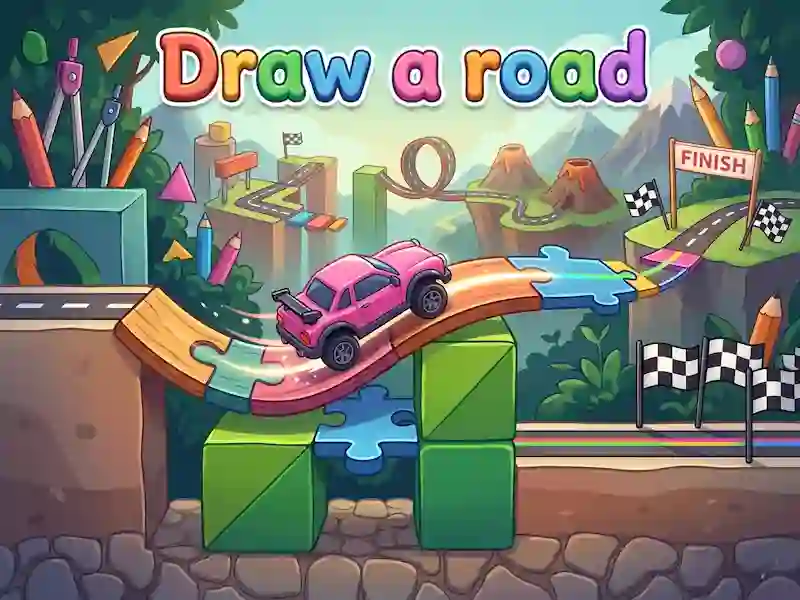 Joc Draw a road on-line
