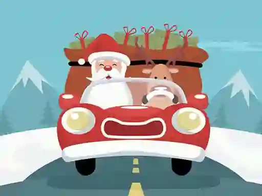 Joc Santa Giving Presents Jigsaw on-line