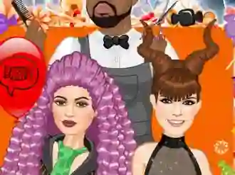 Joc Jenner Sisters Spooky Hairstyles on-line
