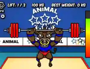 Joc Animal Olympics Weight Lifting on-line