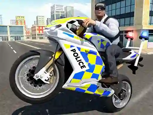 Joc Police Chase Motorbike Driver on-line