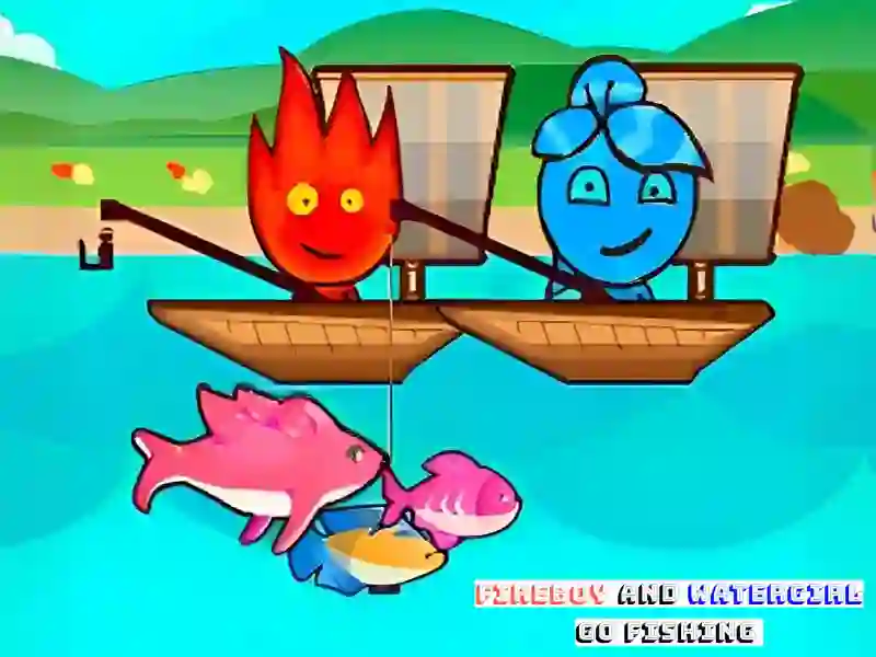 Joc FireBoy And WaterGirl Go Fishing on-line