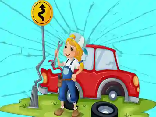 Joc Broken Cars Jigsaw on-line