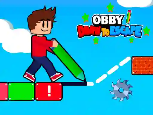 Joc Obby Draw to Escape on-line