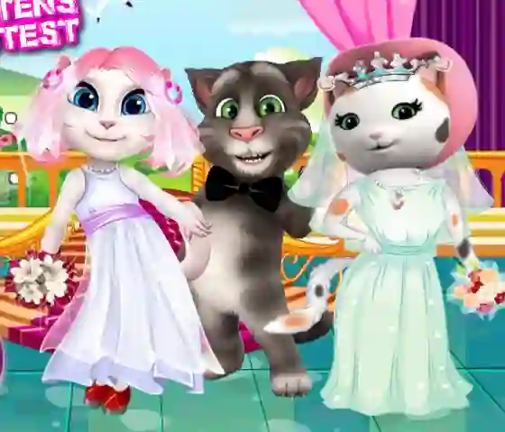 Joc White Kittens Bride Contest on-line