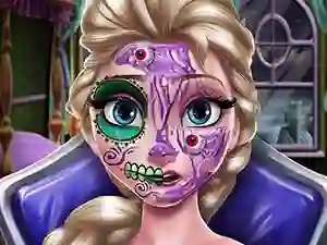 Joc Elsa Scary Halloween Makeup on-line
