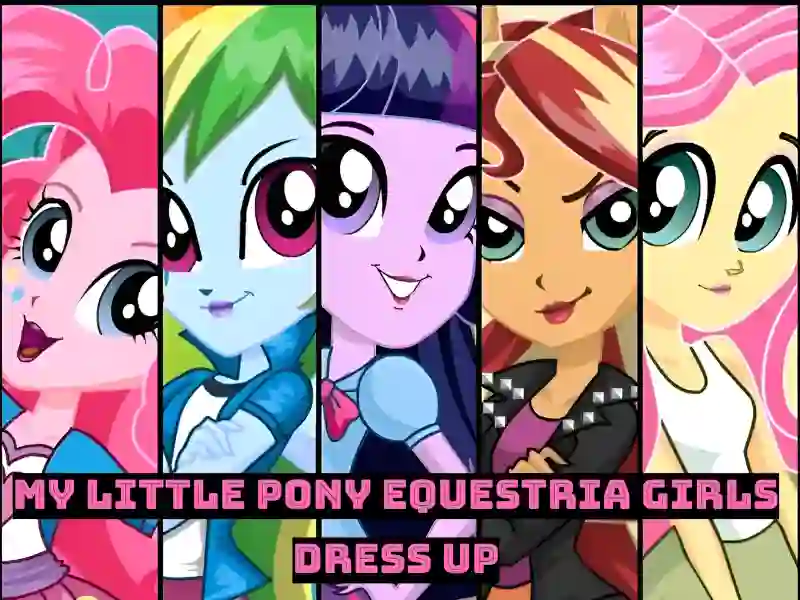 Joc My Little Pony Equestria Girls dress up on-line