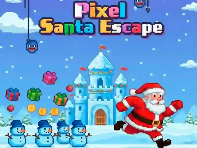 Joc Pixel Santa Escape on-line