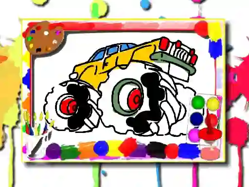 Joc Monster Truck Coloring Book on-line