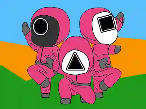 Joc Squid Coloring Book on-line