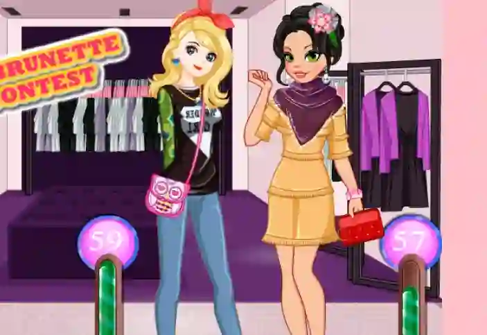 Joc Blonde Vs Brunette Beauty Contest on-line