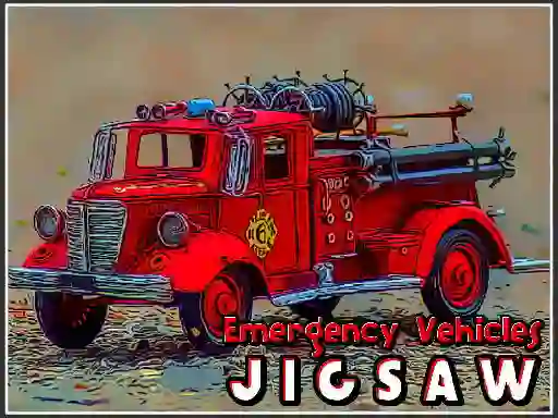 Joc Emergency Vehicles Jigsaw on-line