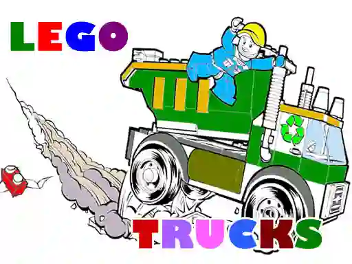 Joc Lego Trucks Coloring on-line