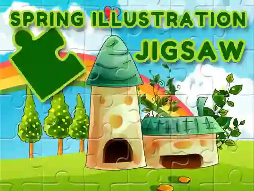 Joc Spring Illustration Jigsaw on-line
