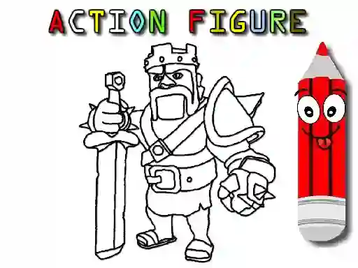 Joc Back To School: Action Figure Coloring on-line