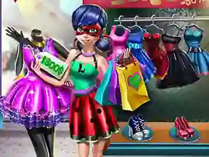 Joc Dotted girl realife shopping on-line
