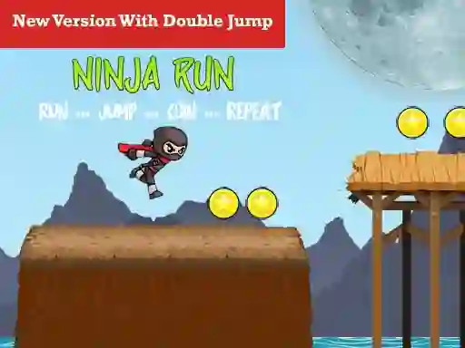 Joc Ninja Run Double Jump on-line
