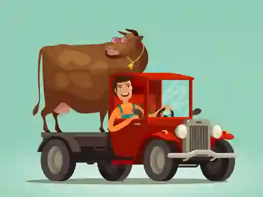 Joc Cute Trucks For Kids Coloring on-line