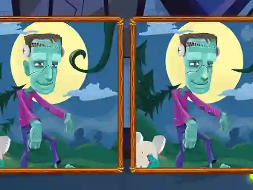Joc Halloween Find the Differences on-line