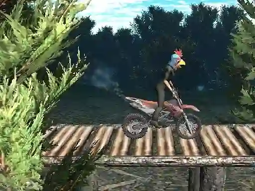 Joc Bike Trial Xtreme Forest on-line