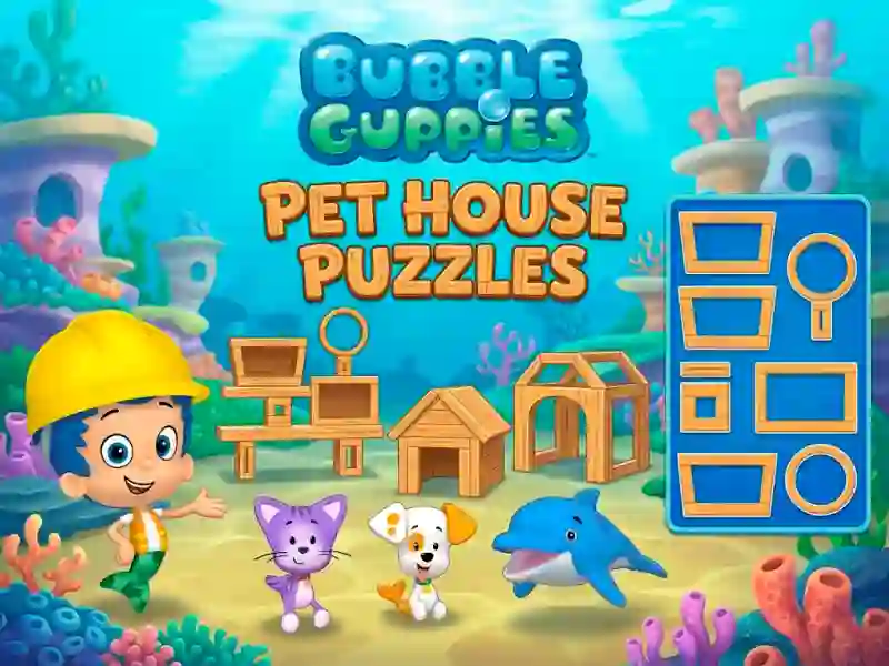 Joc Bubble Guppies Pet House Puzzles on-line